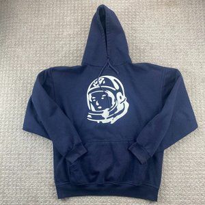 Billionaire Boys Club Sweater Men XL Navy Blue Hoodie Giant Astronaut Print Logo